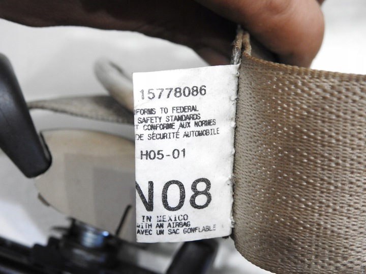 фото №9, Pas безопасности натяжитель левый перед uplander