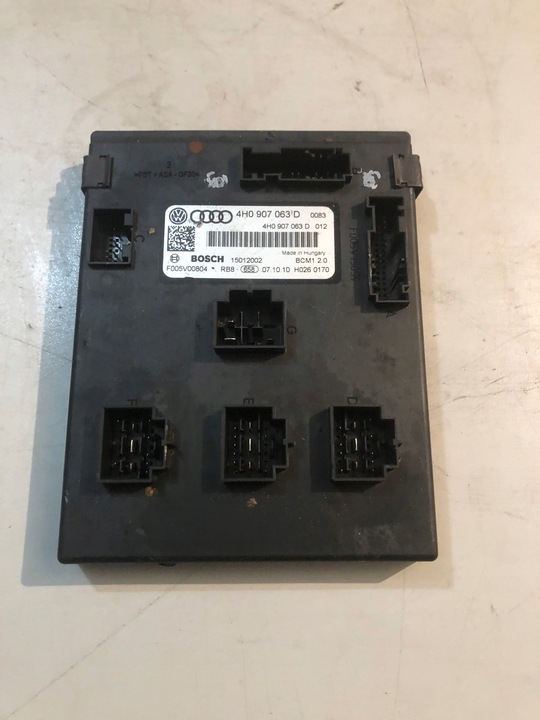 фото №1, Audi a8 d4 4h0907063d модуль блок управления комфорта