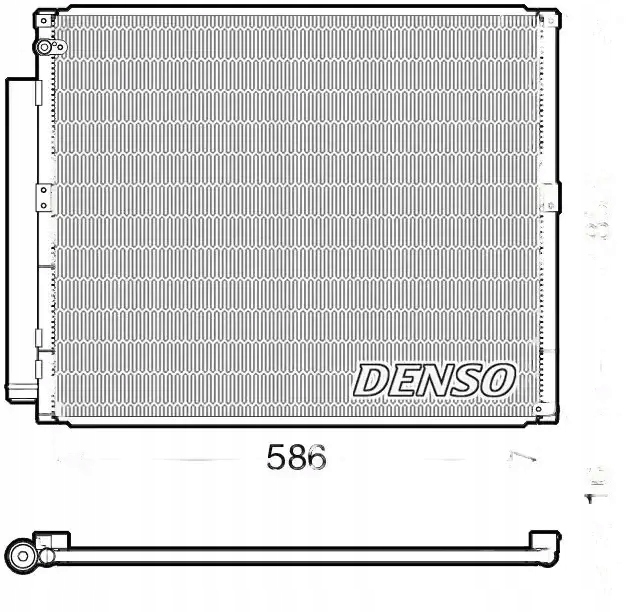 фото №1, Конденсатор радиаторов кондиционера dcn50113 denso
