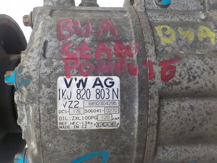 фото №14, Golf v audi a3 8p 2.0 fsi blr blx компрессор 1k0820803l