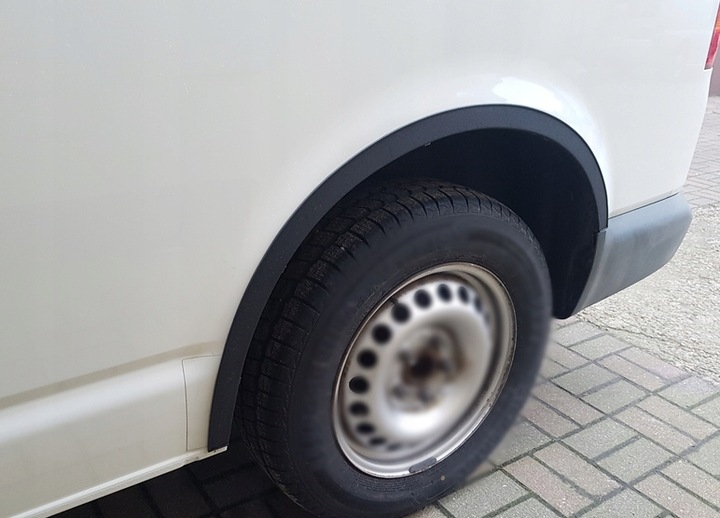 фото №7, Накладки vw t6 transporter планка підкрилки 4 szt крило перед зад рік 15-21