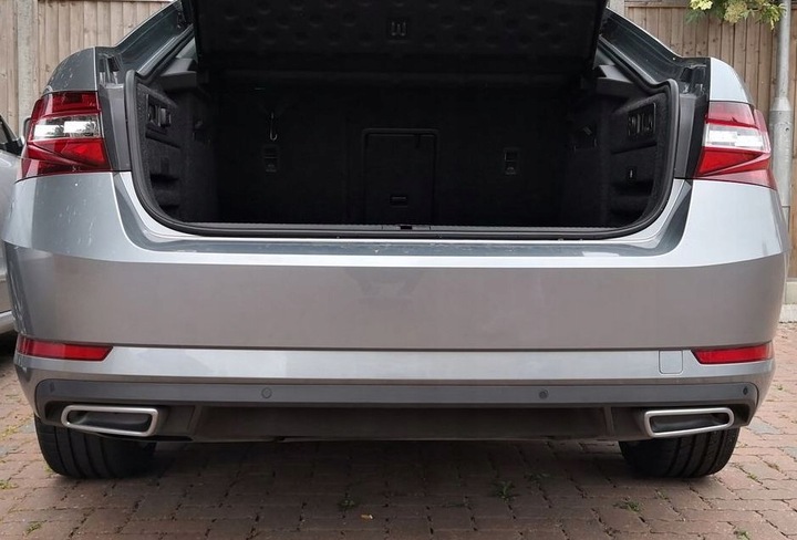 фото №7, Решітка наконечники вихлоп, skoda superb iii, alu