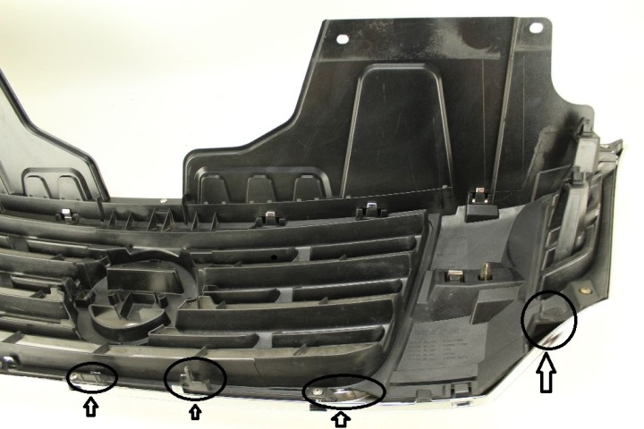 фото №10, Решітка решітка радіатора nissan navara iv np300 14- 62310-4kj1