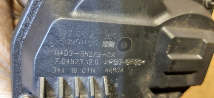 фото №7, Клапан egr дросельна заслінка 2.0d jaguar xe g4d35h273ca