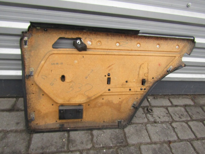 фото №12, 1 mercedes w124 89-93 обивка дверь левая задняя чёрная