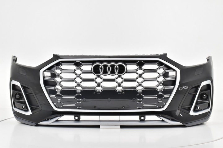 фото №1, Audi q5 80a рестайлинг 2021- бампер переднее версия s-line suv