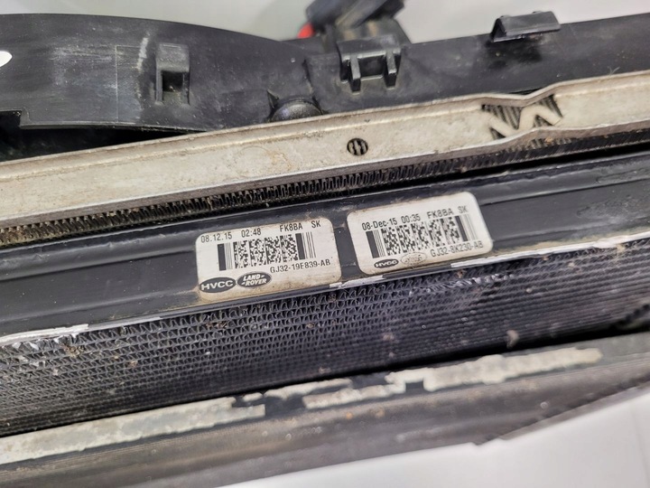 фото №6, Комплект радиатор land rover range rover evoque рестайлинг 2018 gj32-8c607-bb