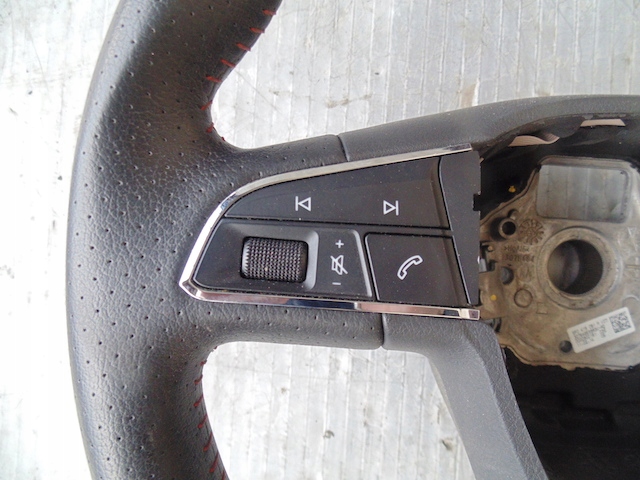 фото №13, Кермо шкіра мультифункція seat leon iii fr 17r