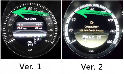 фото №7, Mercedes cls c219 диски спідометра замінник з mph