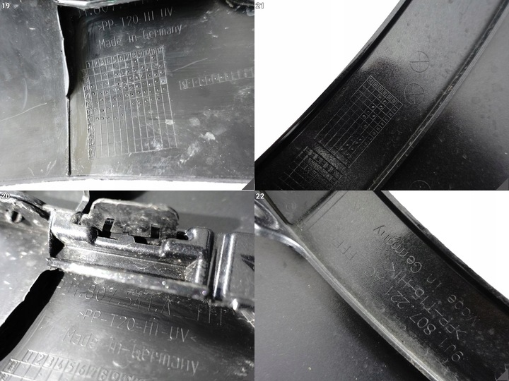 фото №14, Porsche taycan 9j1 turbo s рестайлинг 24- бампер бампер + спойлер накладка перед