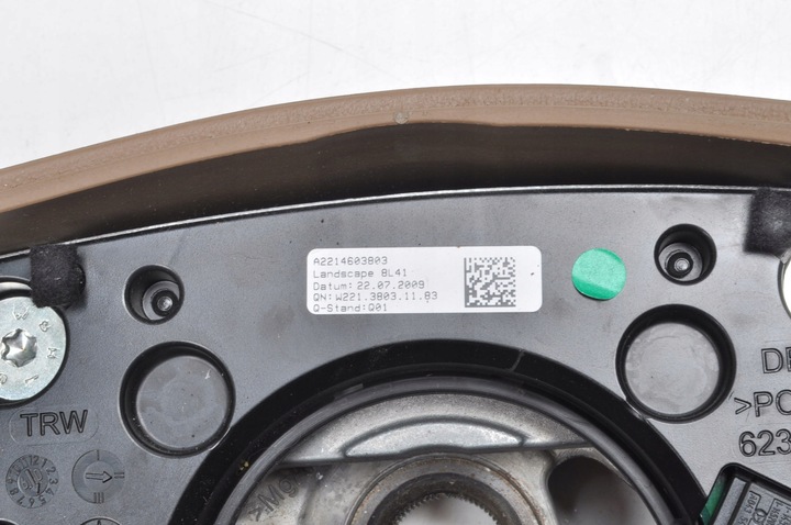 фото №9, Mercedes w221 рестайлінг кермо шкіряний дерев'яна a2214603803