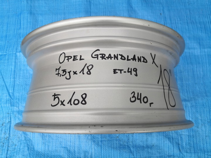 фото №15, Диск opel grandland x 18'' 7.5jx18 et-49 5x108