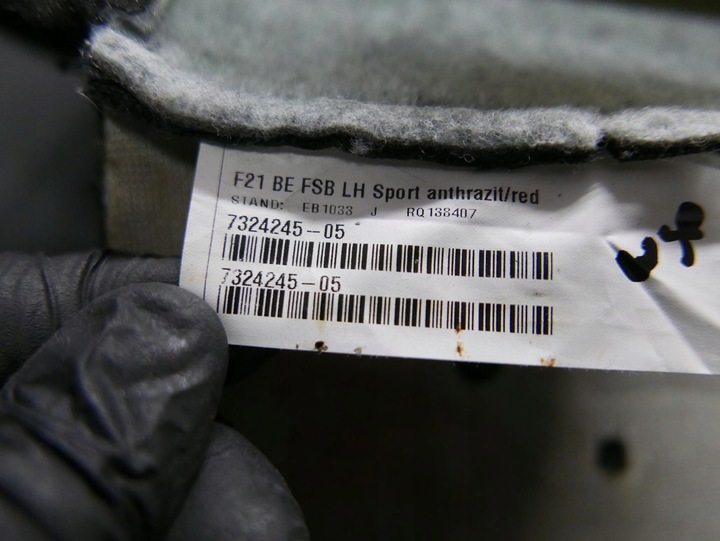 фото №7, Bmw f21 f32 спинка сидіння лівого sport червона