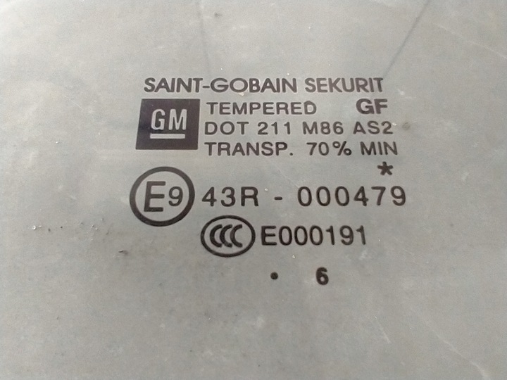 фото №2, Стекло дверь правая opel corsa d,e 3d 70%