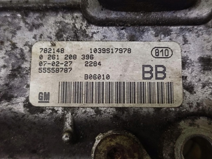 фото №5, Opel astra h блок управления двигателем (ecu) 0261208396