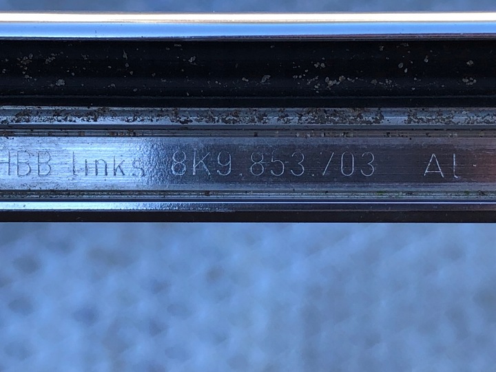 фото №8, Планка крышная хром audi a4 b8 универсал 8k9853703