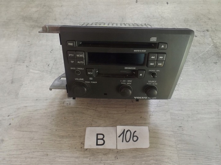 фото №1, Радиопроигрыватель cd оригинальный volvo v70 ii 9452057-1