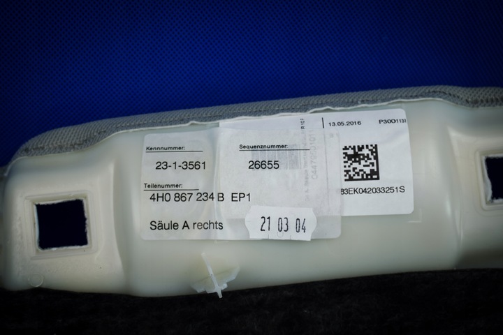 фото №7, Защита обивка стойка audi a8 s8 4h0867234b ep1