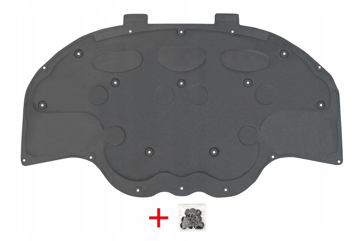 фото №9, Mercedes c w204 2007-2014 шумоізоляція капота комплект ze кліпси a2046820626