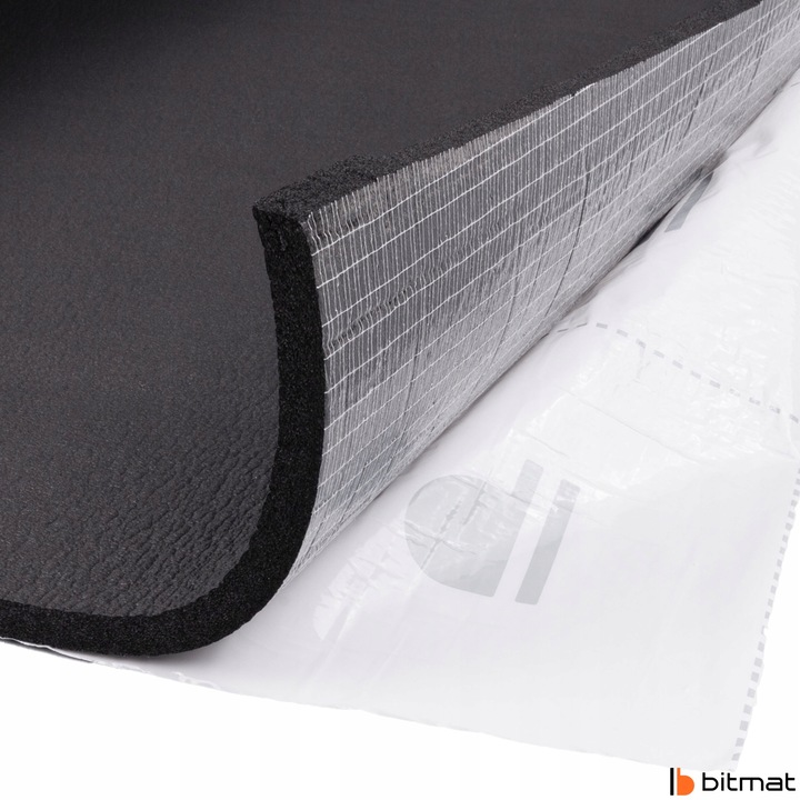 фото №13, Пена kauczukowa шумопоглощающая изоляционная do автомобиля klejem 16mm 10x100cm