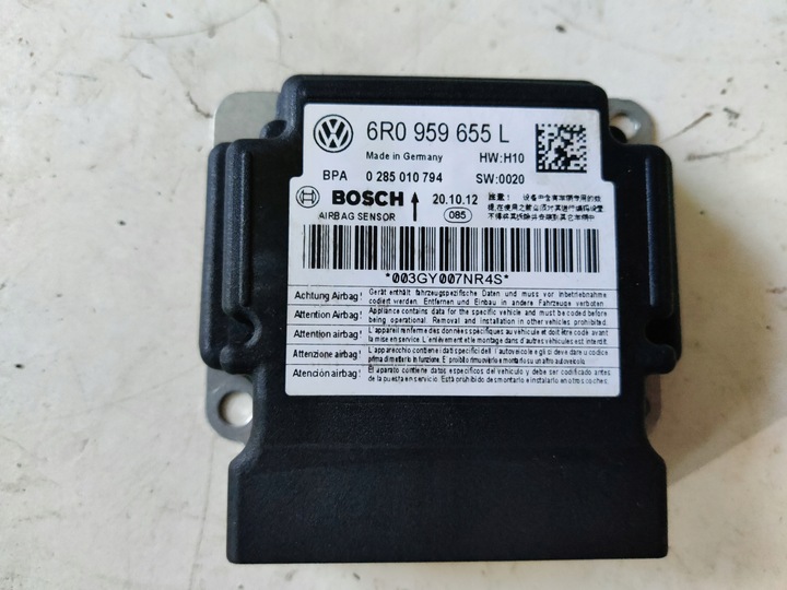фото №1, Модуль датчик подушка безопасности 6r0959655l vw seat skoda