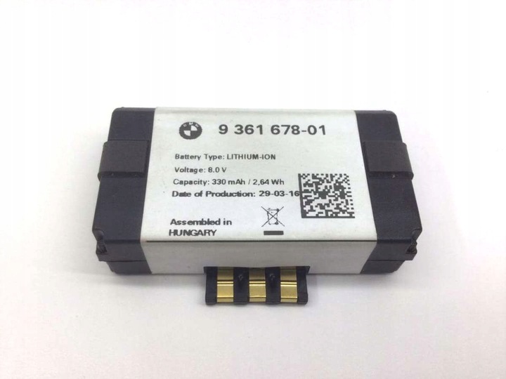 BMW БАТАРЕЯ AKUMULATOREK TELEMATIC SOS 84102447710