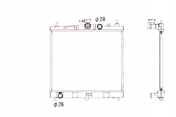 фото №2, Nrf радіаторів renault clio iii 05- bez кондиціонер