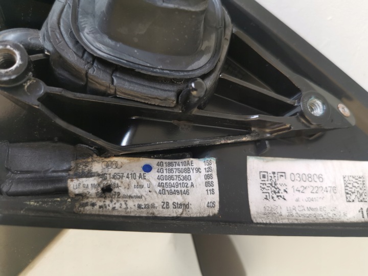фото №7, Audi a6 c7 зеркало правое 14+2 pin ассистент фотохромный ly9c 4g1857410ae usa
