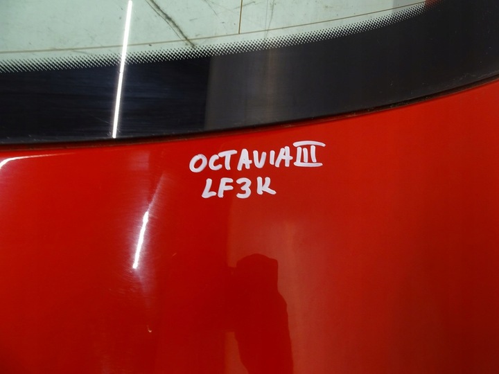 фото №13, Крышка крышка багажника зад задняя skoda octavia iii liftback lf3k
