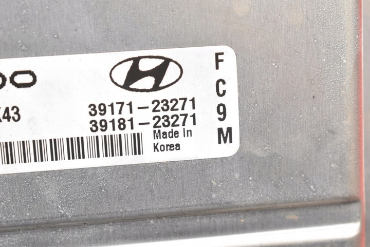 фото №9, Блок управления компьютер двигателя 39171-23271 hyundai tucson 1 i 2.0 16v 142 km