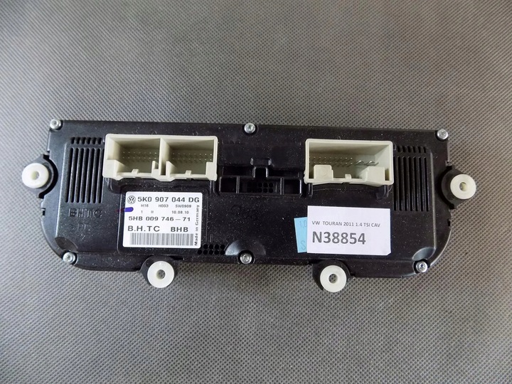 фото №6, Vw touran ii панель кондиционера 5k0907044dg