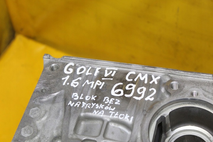 фото №16, Блок двигуна vw golf vi seat audi 1.6 mpi cmx ccs 06b103019ak
