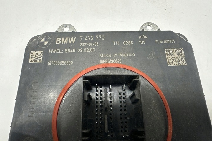 фото №2, Модуль ксенон bmw x3 g01, f97 7472770 2.0l 2020