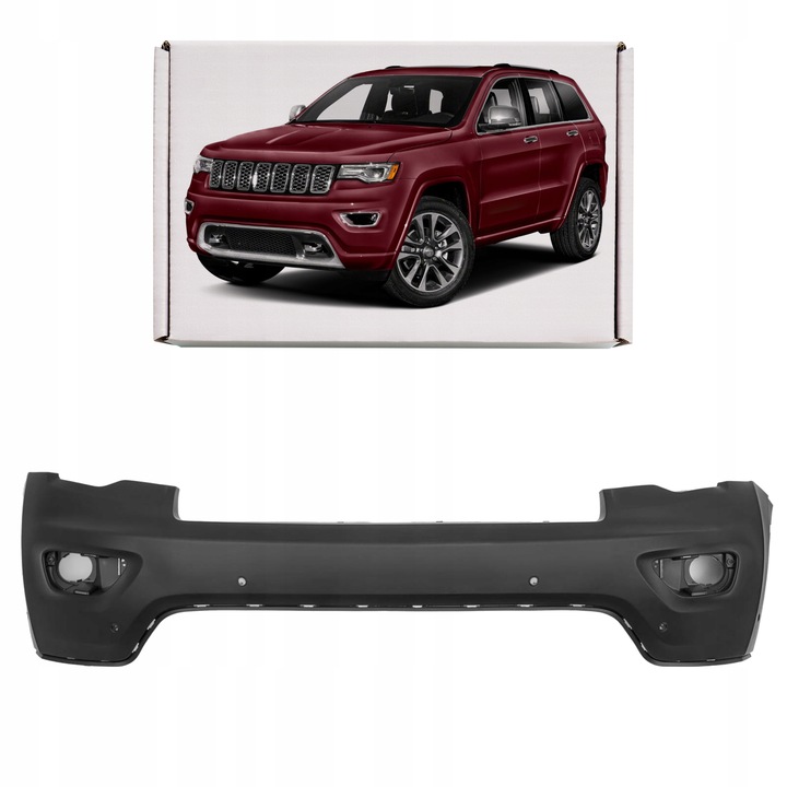 фото №1, Jeep grand cherokee iv wk2 2017-2021 бампер переднее верхний з pdc 68333498aa