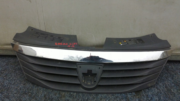 фото №1, Решётка решётка радиатора бампер переднее dacia logan 09-12