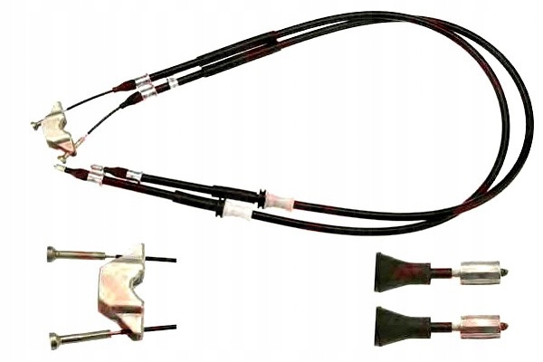 фото №2, Трос гальма ручного 1245mm гальма барабанні ch