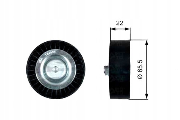 фото №5, Gates ролик напрямна ремінь kia ceed/soul/venga
