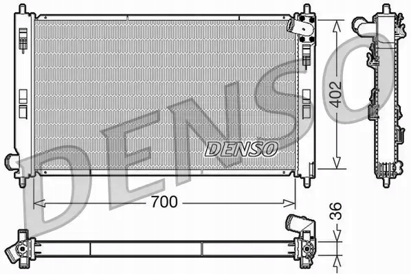фото №2, Denso радиаторов двигателя drm45029