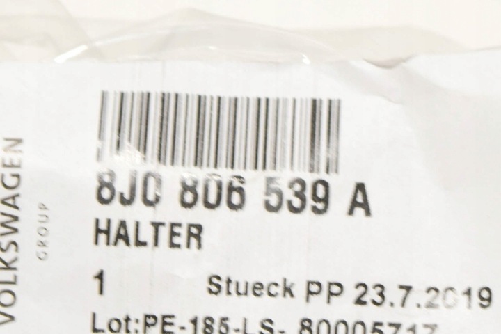 фото №9, Audi tt 8j левый держатель na защита бампера новый оригинальный 8j0806539a