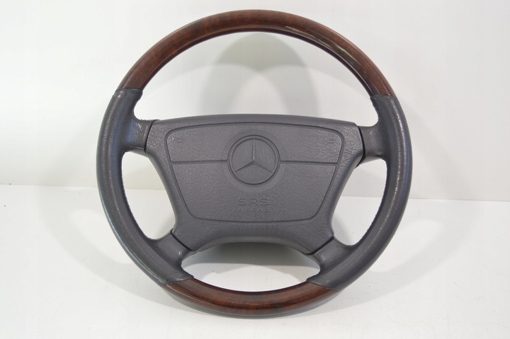 фото №16, Кермо шкіра дерево mercedes w140 c140 s клас рестайлінг графітова сірий