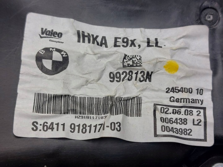фото №12, Корпус нагревателя воздуходувка bmw e90 e91 983360z 929888g 9181171