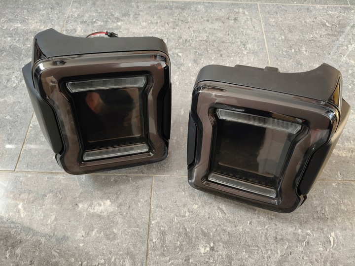 фото №7, Лампы led зад jeep wrangler jk jku 2006-2017 tunnel 3d eu тонированное