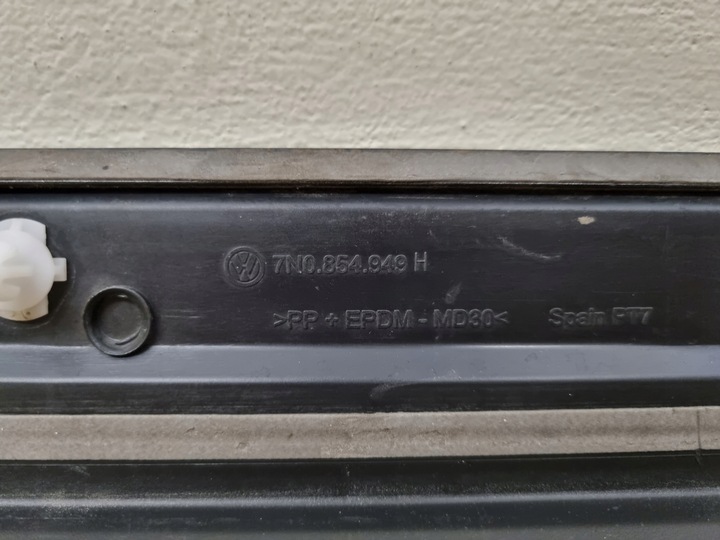 фото №13, Планка дверь левый зад vw sharan ii 10- оригинал 7n0854949h