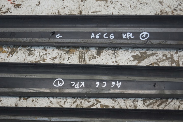 фото №13, Планки накладки порогові audi a6 c6 s-line 4f0853374k 4f0853373k