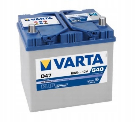 АКУМУЛЯТОР VARTA 60AH/540A P+ / D47 - BLUE DYNAMIC