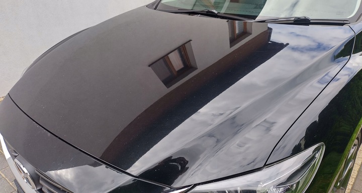 фото №7, Mazda 6 gj 12-18 капот крышка двигателя 41w jet чёрный mica