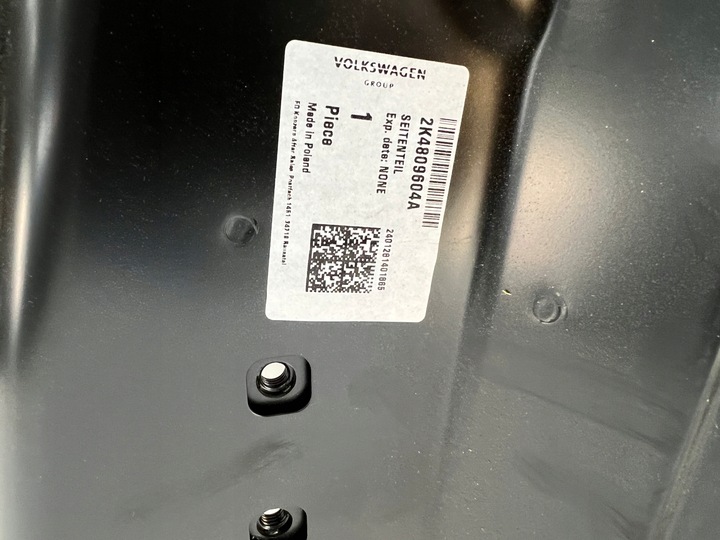 фото №6, Крыло правый зад обшивка volkswagen caddy v 2k4