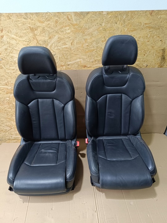 фото №1, Сиденья комплект s-line кожа audi q7 4m 7 ось