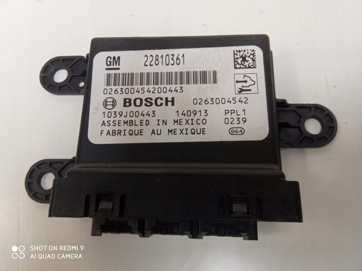 фото №1, Opel zafira c модуль паркування pdc 22810361