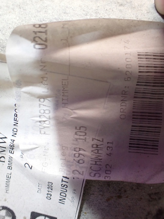 фото №4, Bmw e46 sedan 97-03 потолок